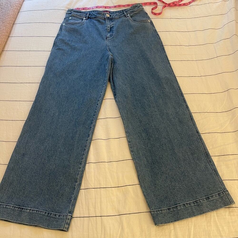 NWOT STAUD Grayson Medium Wash Jeans Size 12 - Picture 11 of 11